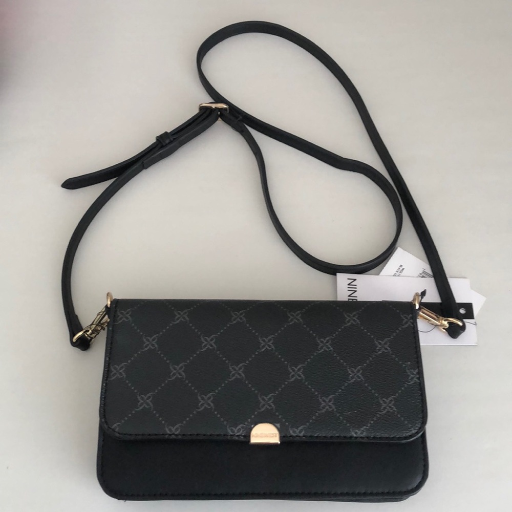 Nine West Park Slope Crossbody with Removable Strap - Black